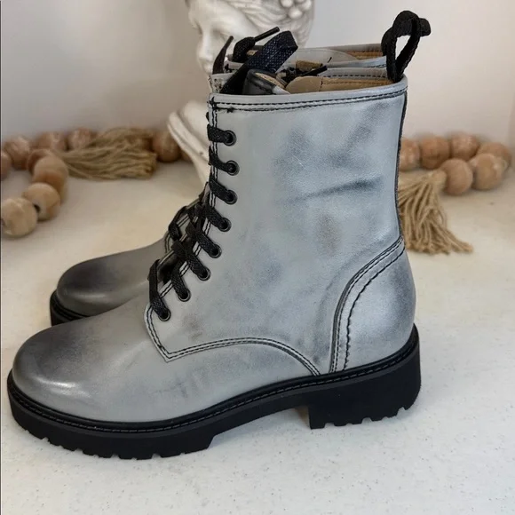 Samuel Hubbard Made in Portugal Lombard Boots - Leather Gray Size 6.5 - Picture 8 of 11